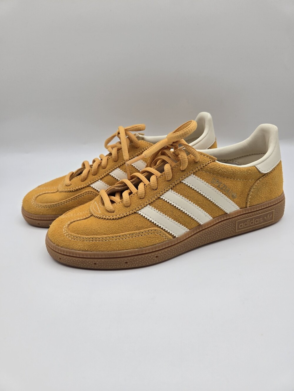 Adidas Handball Spezial Suede Mustard Preloved Yellow Sneakers Mens Size 6.5